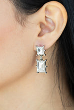 Load image into Gallery viewer, Cosmic Queen - White (Rhinestone) Earring
