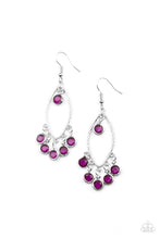 Load image into Gallery viewer, Glassy Grotto - Purple Earring freeshipping - JewLz4u Gemstone Gallery
