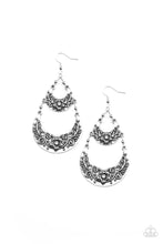Load image into Gallery viewer, Springtime Gardens - White (Rhinestone Centers) Earring
