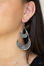 Load image into Gallery viewer, Springtime Gardens - White (Rhinestone Centers) Earring
