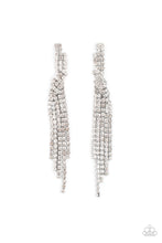 Load image into Gallery viewer, Cosmic Candescence - White (Rhinestone) Earring
