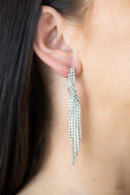 Load image into Gallery viewer, Cosmic Candescence - White (Rhinestone) Earring
