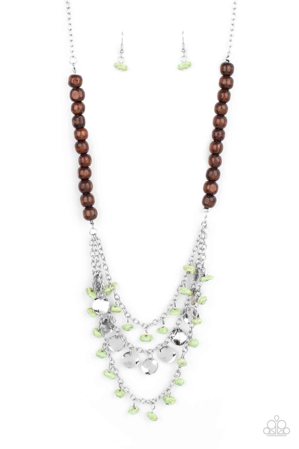 Plains Paradise - Green Necklace