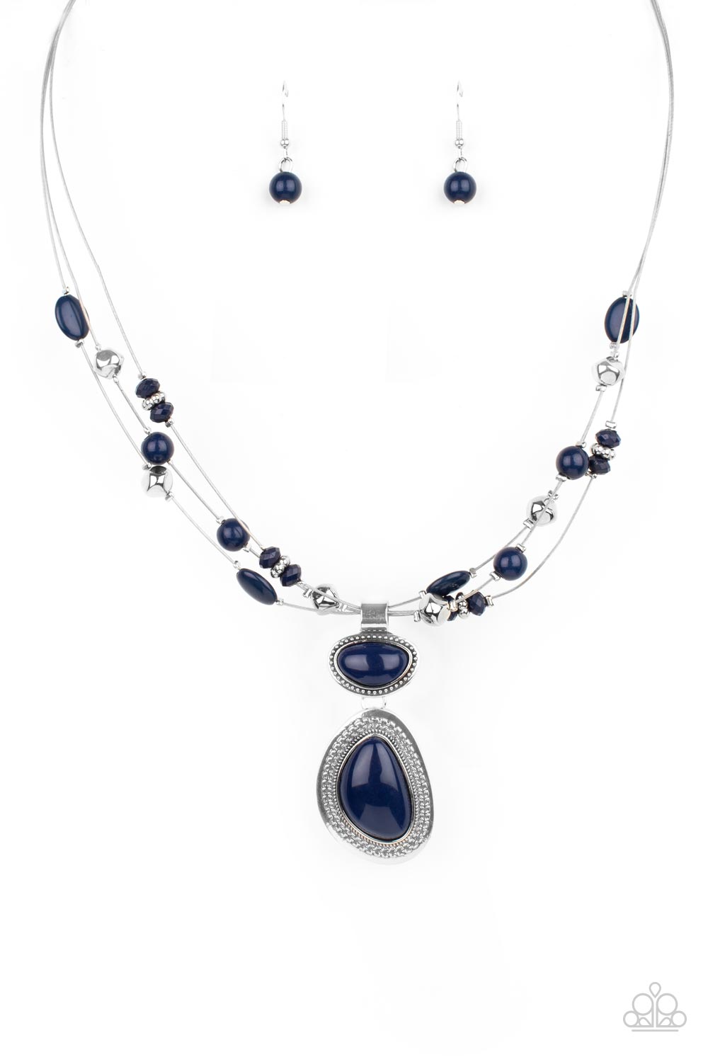 Discovering New Destinations - Blue Necklace freeshipping - JewLz4u Gemstone Gallery