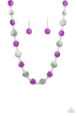 Harmonizing Hotspot - Purple Necklace freeshipping - JewLz4u Gemstone Gallery