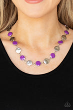 Load image into Gallery viewer, Harmonizing Hotspot - Purple Necklace freeshipping - JewLz4u Gemstone Gallery
