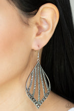 Load image into Gallery viewer, Showcase Sparkle - Silver (Hematite) Earring
