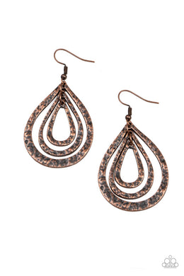 Plains Pathfinder - Copper Earring freeshipping - JewLz4u Gemstone Gallery