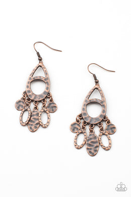 PLAINS Jane - Copper Earring freeshipping - JewLz4u Gemstone Gallery