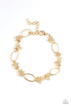 Load image into Gallery viewer, Stars and Sparks - Gold Bracelet freeshipping - JewLz4u Gemstone Gallery
