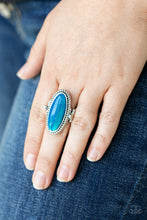 Load image into Gallery viewer, Oval Oasis - Blue Ring freeshipping - JewLz4u Gemstone Gallery
