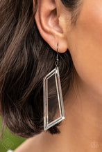 Load image into Gallery viewer, The Final Cut - Black (Gunmetal Post) Earring (SS-0821)
