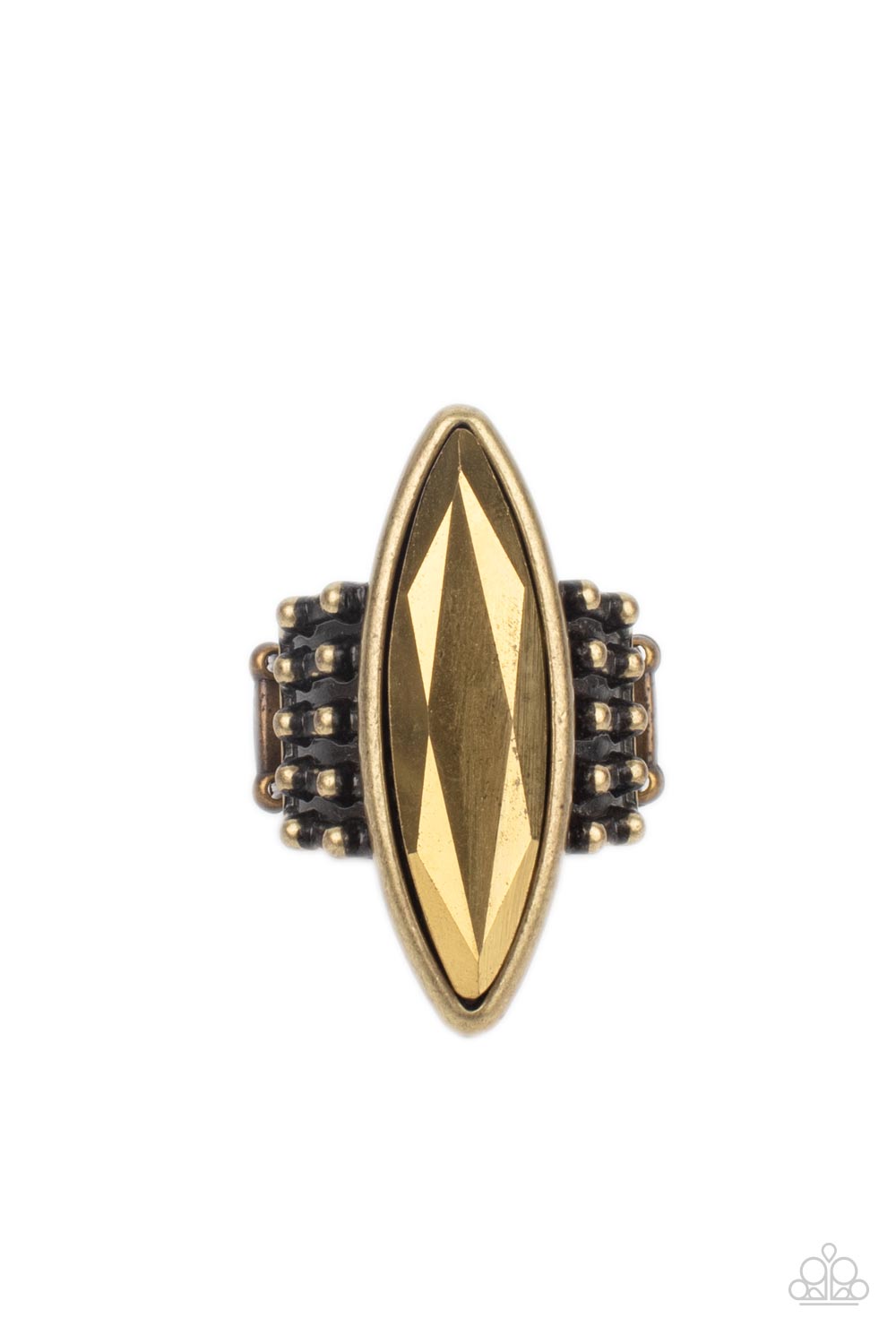 Renegade Radiance - Brass Ring freeshipping - JewLz4u Gemstone Gallery