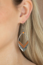 Load image into Gallery viewer, Indigenous Intentions - Orange Earring freeshipping - JewLz4u Gemstone Gallery
