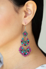 Load image into Gallery viewer, All For The GLAM - Multi (Rhinestones) Earring freeshipping - JewLz4u Gemstone Gallery
