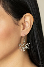 Load image into Gallery viewer, Lotus Ponds - Silver Earring freeshipping - JewLz4u Gemstone Gallery
