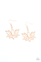 Load image into Gallery viewer, Lotus Ponds - Rose Gold Earring
