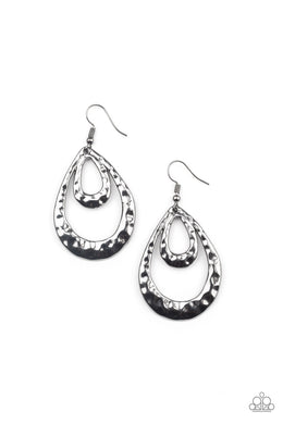 Museum Muse - Black Earring freeshipping - JewLz4u Gemstone Gallery