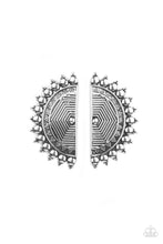 Load image into Gallery viewer, Fiercely Fanned Out - Silver Post Earring
