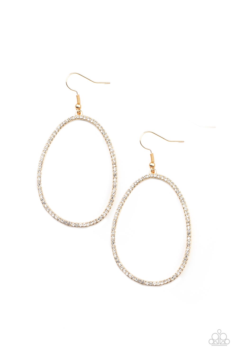 OVAL-ruled! - Gold Earring freeshipping - JewLz4u Gemstone Gallery