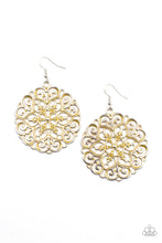 Load image into Gallery viewer, MANDALA Effect - Yellow Earring freeshipping - JewLz4u Gemstone Gallery
