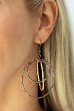 Load image into Gallery viewer, Vintage Vertigo - Multi (Gold/Copper) Earring
