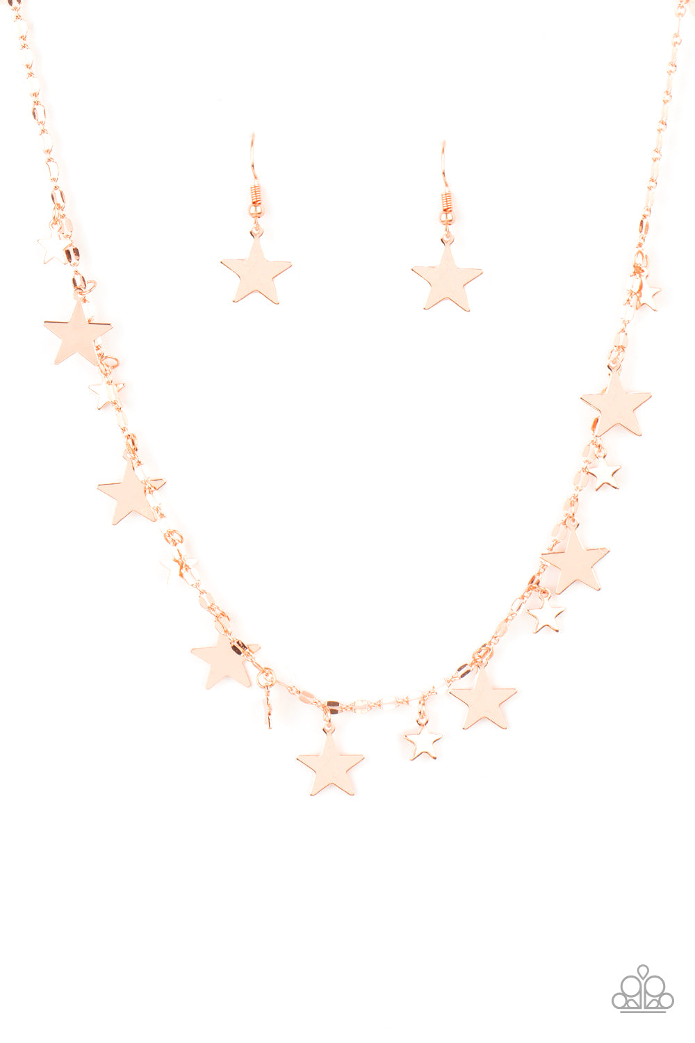 Starry Shindig - Copper Necklace freeshipping - JewLz4u Gemstone Gallery