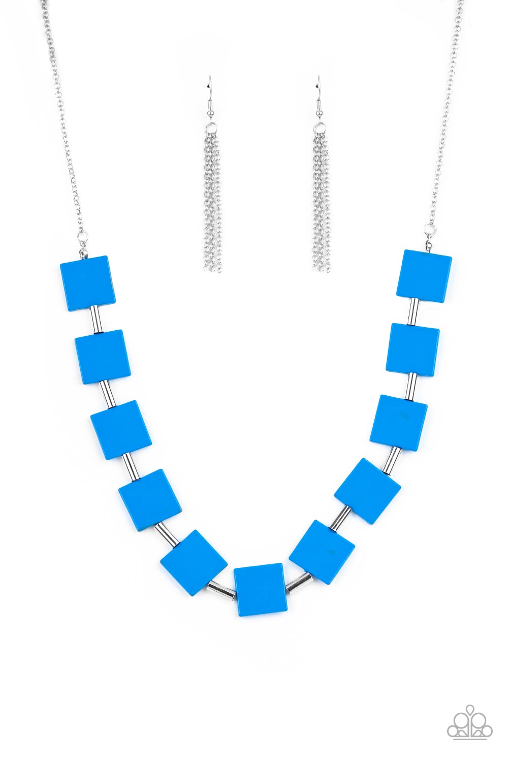 Hello, Material Girl - Blue Necklace freeshipping - JewLz4u Gemstone Gallery