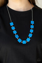 Load image into Gallery viewer, Hello, Material Girl - Blue Necklace freeshipping - JewLz4u Gemstone Gallery

