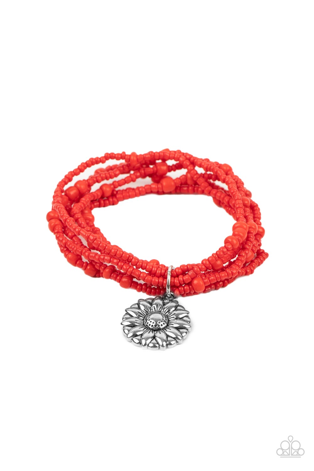 Badlands Botany - Red (Seed Bead) Bracelet freeshipping - JewLz4u Gemstone Gallery