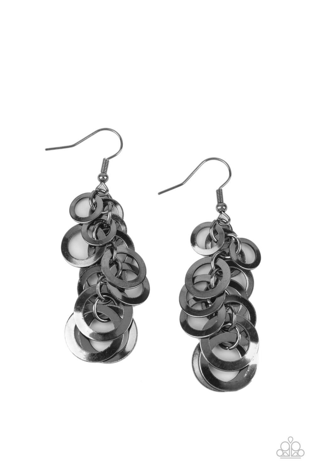 Closed Circuit Sass - Black (Gunmetal) Earring