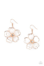 Load image into Gallery viewer, Petal Power - Rose Gold Earring freeshipping - JewLz4u Gemstone Gallery
