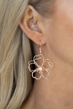 Load image into Gallery viewer, Petal Power - Rose Gold Earring freeshipping - JewLz4u Gemstone Gallery
