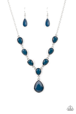 Party Paradise - Blue Necklace freeshipping - JewLz4u Gemstone Gallery