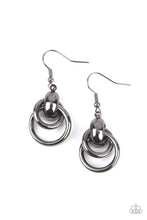 Load image into Gallery viewer, Running In Circles - Black (Gunmetal) Earring

