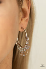 Load image into Gallery viewer, Happy Independence Day - Silver (Star) Earring
