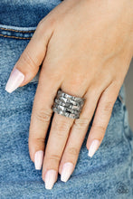 Load image into Gallery viewer, Checkered Couture - Silver Ring
