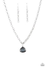 Load image into Gallery viewer, Gallery Gem - Silver (Smoky) Necklace freeshipping - JewLz4u Gemstone Gallery
