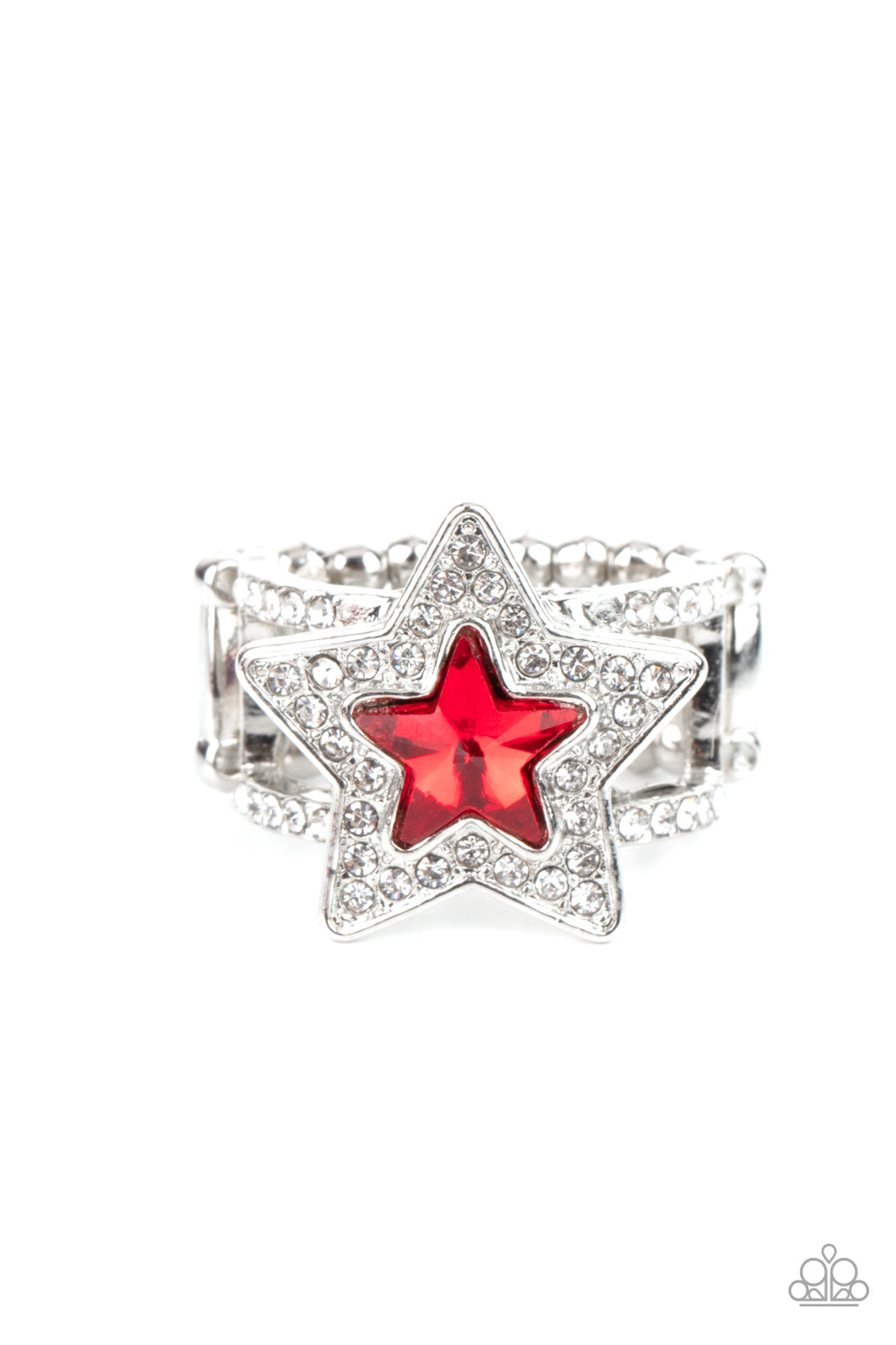 One Nation Under Sparkle - Red (Star) Ring