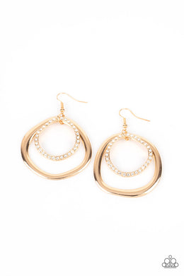 Spinning With Sass - Gold Earring freeshipping - JewLz4u Gemstone Gallery