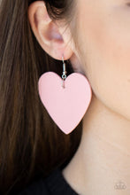 Load image into Gallery viewer, Country Crush - Pink (Heart) Earring freeshipping - JewLz4u Gemstone Gallery
