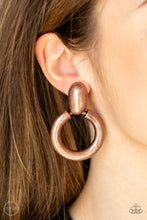 Load image into Gallery viewer, Ancient Artisan - Copper (Clip-On) Earrings
