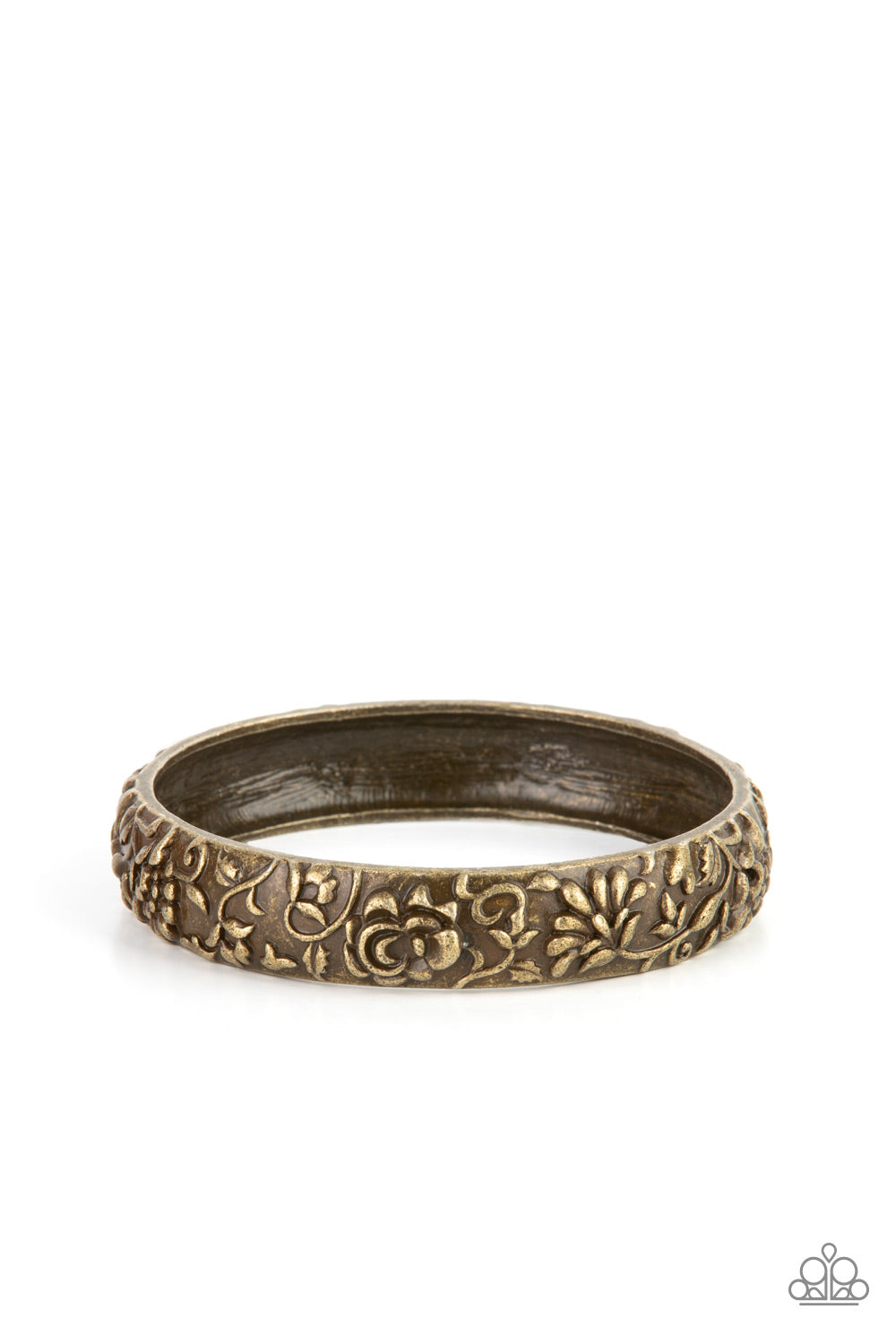 Victorian Meadow - Brass Bracelet freeshipping - JewLz4u Gemstone Gallery