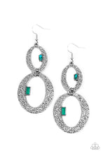 Load image into Gallery viewer, OVAL and OVAL Again - Green Earring freeshipping - JewLz4u Gemstone Gallery
