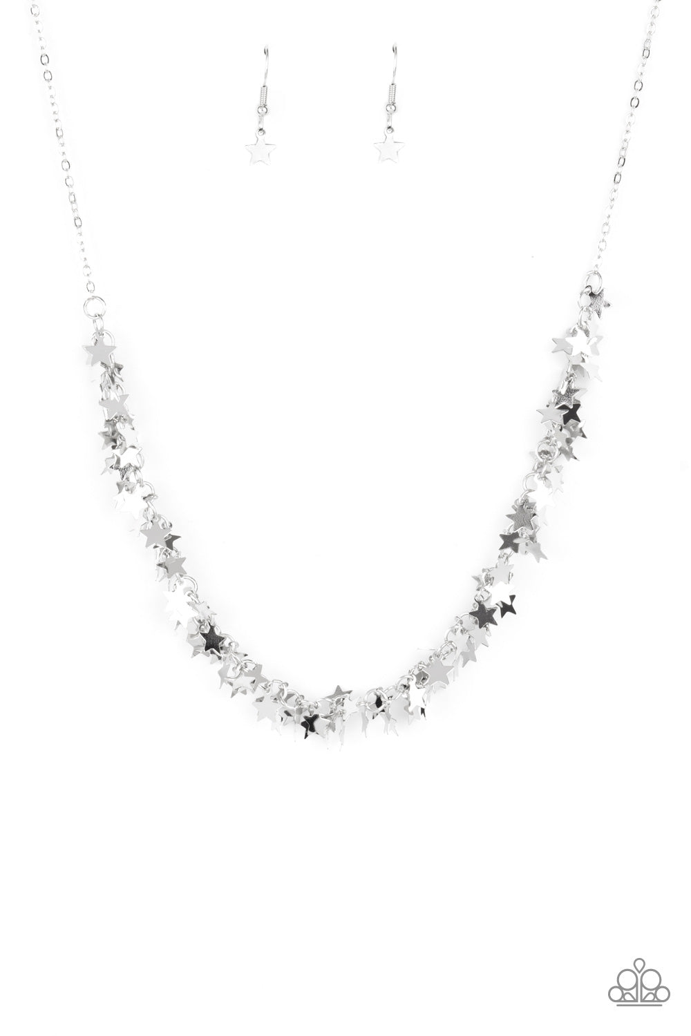 Starry Anthem - Silver (Star) Necklace freeshipping - JewLz4u Gemstone Gallery