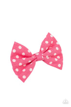 Load image into Gallery viewer, Polka Dot Delight - Pink Hair Clip
