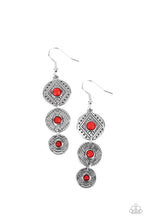 Load image into Gallery viewer, Totem Temptress - Red Earring freeshipping - JewLz4u Gemstone Gallery

