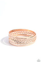 Load image into Gallery viewer, Stockpiled Shimmer - Rose Gold Bracelet
