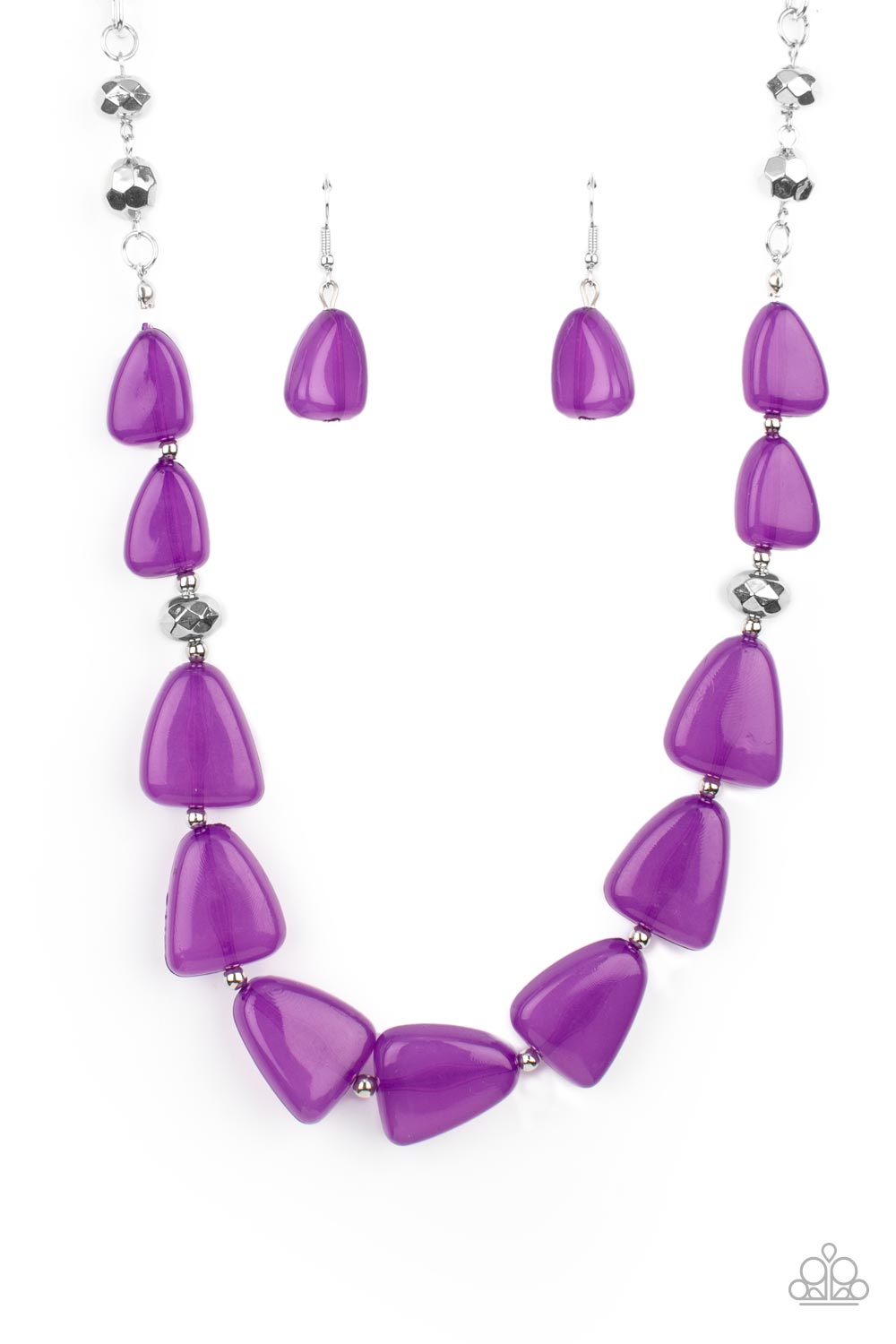 Tenaciously Tangy - Purple Necklace