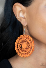 Load image into Gallery viewer, Island Sun - Orange Earring

